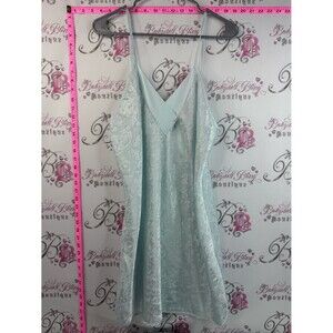 Dress paisley shiny vintage Light Mint Lace-Overlay Midi Slip Dress - Brand: